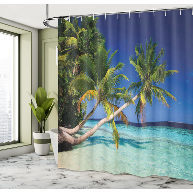  Rideau de douche Landscape, H 69 po x l 105 po