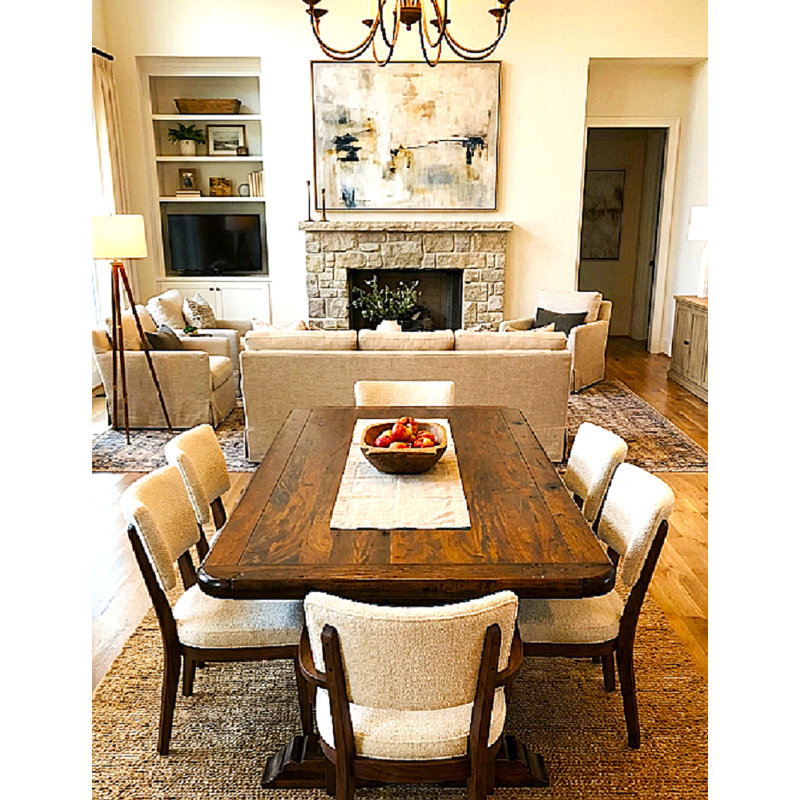 Bellegarde Solid Wood Dining Table,  43" W x 108" L