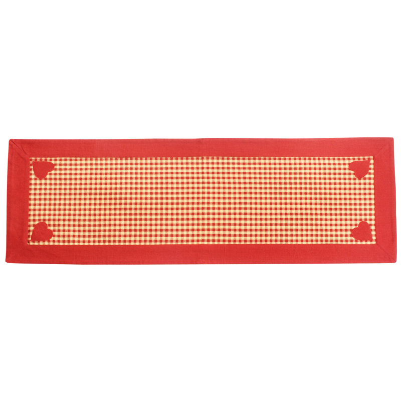 Largent Table Runner, Red, 33cm W x 92cm L