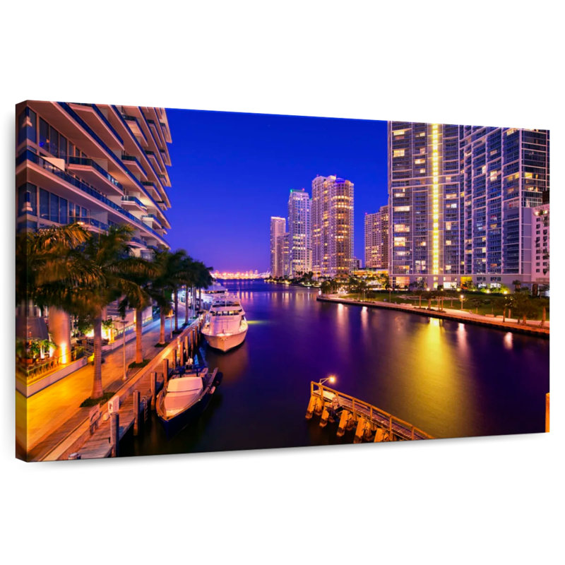 Sirpi Downtown Miami Riverwalk, H 32 po x l 48 po