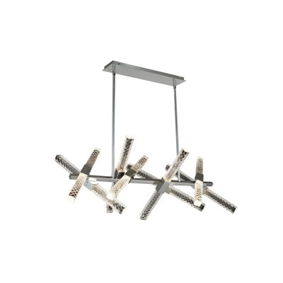 Apollo 1 LT Chrome/Clear Linear Pendant Allegri