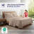 Bedroom 100% Organic Viscose From Bamboo Sheets Set, 300 Thread Count, Cooling Bedding Sheets for Hot Sleepers, Flat, Fitted, Pillowcase-111656344-129992773