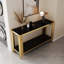 Console de rangement en bois Aaradhya avec structure en métal robuste et plateau en verre trempé-1013220463-1034306748