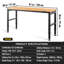 61'' W Wood Top Height-Adjustable Workbench