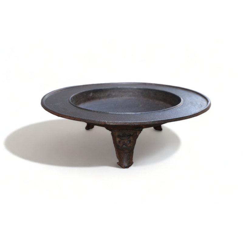 Round Iron Wood Burning Fire Pit