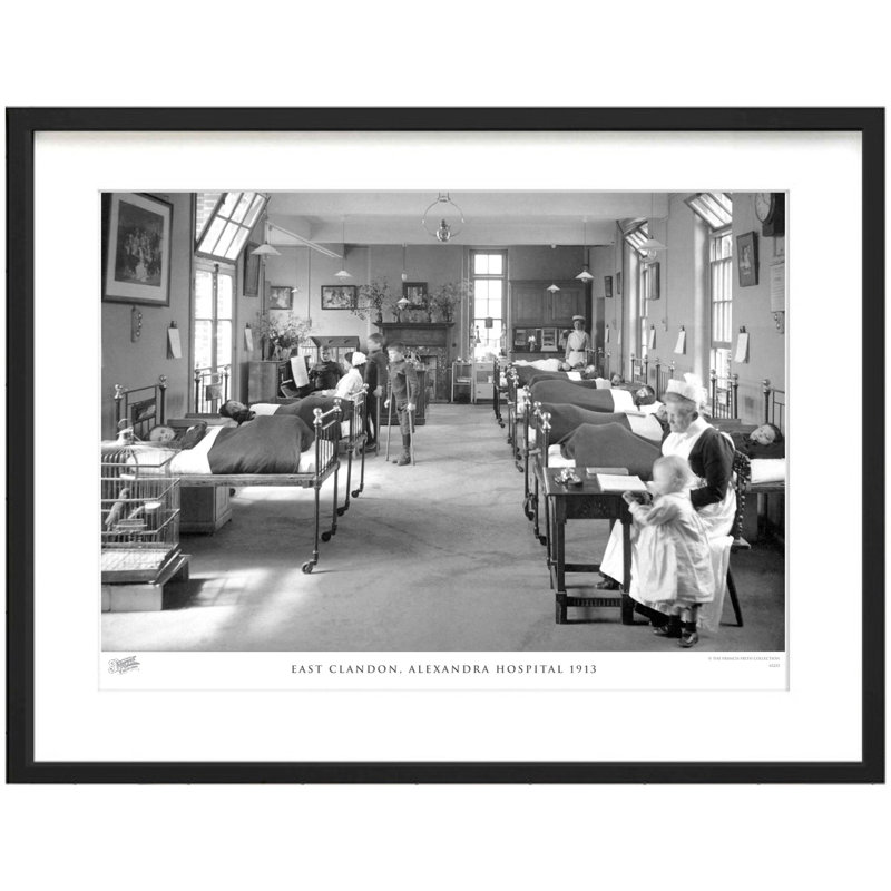 East Clandon, Alexandra Hospital 1913 by Francis Frith - Single Picture Frame Print, 40cm H x 50cm W x 2.3cm D