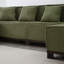 Canapé-lit moderne avec 4 coussins pour le salon, vert-559136726