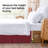 Queen Bed Skirt - Soft Quadruple Pleated Ruffle - Easy Fit With  Tailored Drop - Hotel Quality, Shrinkage And Fade Resistant-114548980