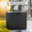 30 Gallon Water Resistant Durable Resin Lockable Deck Box(Black)-122292821