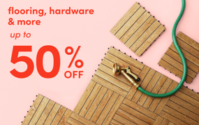 flooring, hardware & more on clearance