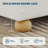 Minimalist Cloud Bed Frame Twin Size - Corduroy Upholstered, Low Platform, Solidified Wood Round Legs, No Headboard, No Box Spring Needed, Quiet & Easy Assembly, White Corduroy, TWIN Size-128964428-128964429
