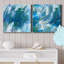 Rush Tide I - Ensemble de 2 reproductions sur toiles tendues-1075388292