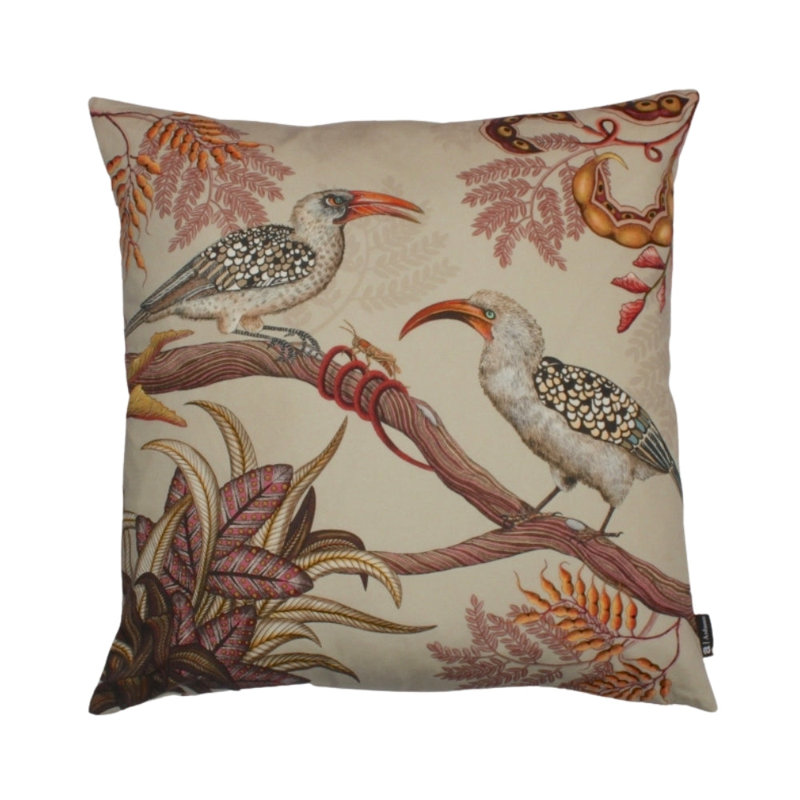 Hornbill Garden - Cotton - Stone