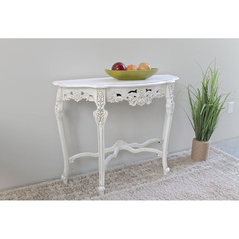 Console Aodee, Blanc antique
