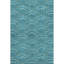 Tapis bleu sarcelle lavable à la machine de qualité supérieure Prisco-136852613