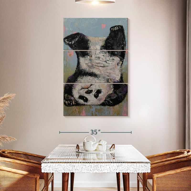 Brampt Panda Headstand, 23" H x 14" W