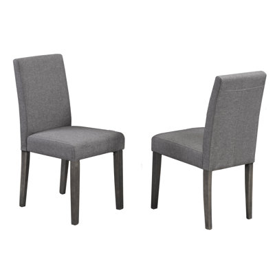 Chaise rembourrée en lin Kerby