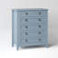 Commode 6 tiroirs Coastal Blue