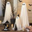 Light Up Ghost Decor,3 Pack Halloween Yard Lights | Adjustable Ghost Stands,Eight Led Modes,Remote Timer,Foldable Tripods With Anti Wind Weight Bags