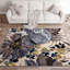 Dichiera Floral Brown/Navy/Cream Area Rug-957689191