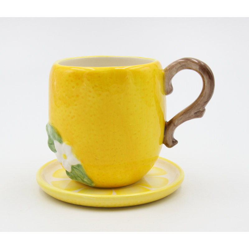 Greeson Ceramic Teacup and Saucer