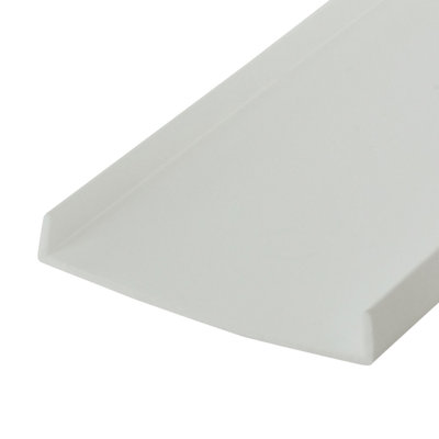 Outwater Plastics 2 Inch Styrene Plastic U Channel/C Channel 72 Inch Lengths (60 Feet Total) -  110-WH-72-10