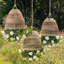 Meliora Rattan Garden Chandelier-1993791776