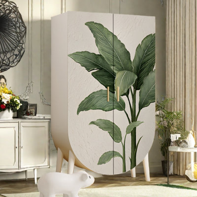 Armoire de rangement moderne à double porte