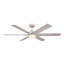 Ventilateur de plafond à DEL en nickel brossé intérieur / extérieur 60 po Chillion-32107690