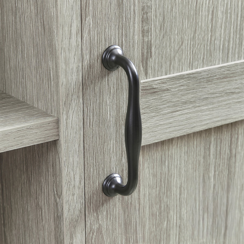 Armoire de rangement pour salle de bain avec portes et tiroirs, panier à linge inclinable, plusieurs espaces de rangement, style autoportant, tablette ouverte, tablette réglable