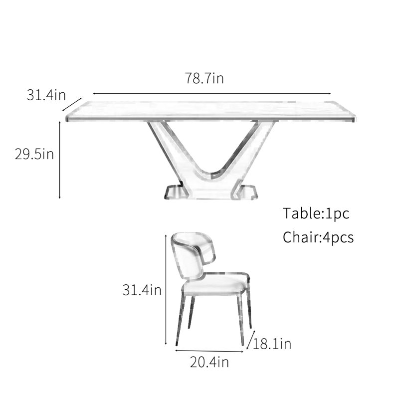 Guice, 29.5"H x 78.7"L x 31.4"W
