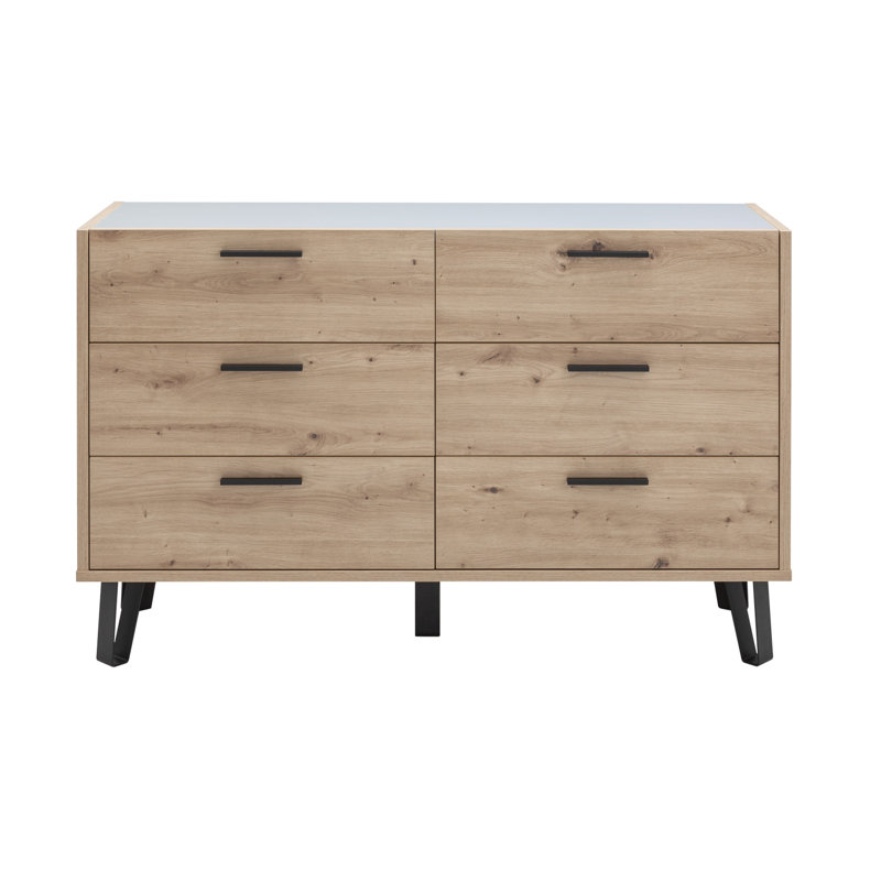 Vitruvia 138 cm W Chest of 6 Drawers