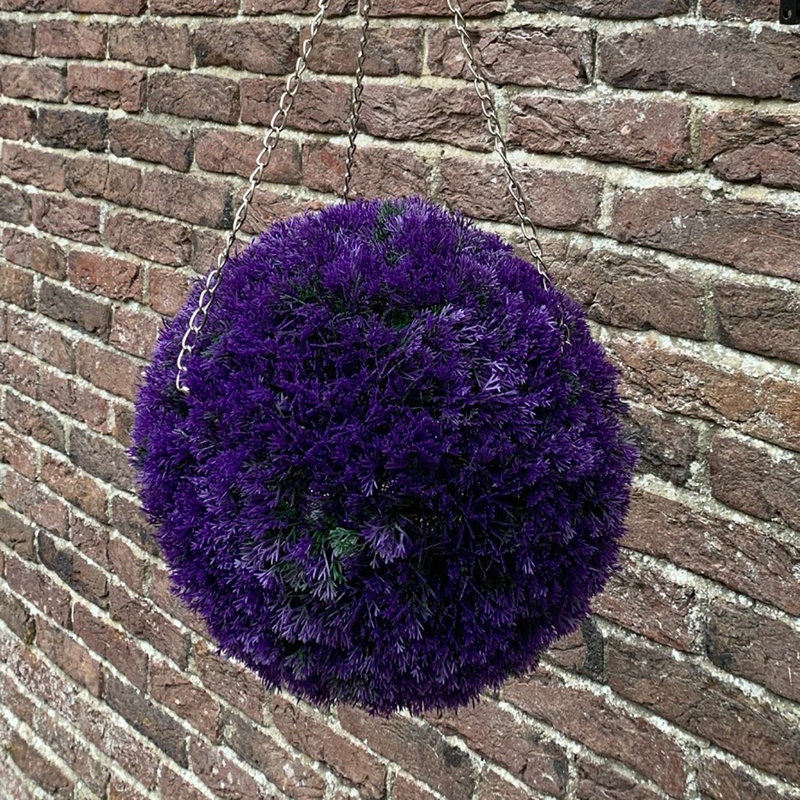 26cm Faux Flowering Topiary