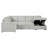 Thurston Grey Sleeper Sectional Sofa