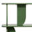 Padua 62" Sculptural 4-Tier Wood Bookshelf-123499352