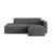 Berlare 2 - Piece Compression Upholstered Boneless Corduroy L-Shaped Modular Sectional Sofa Set – Fully Compressed, No Assembly Required-480882446-481251880