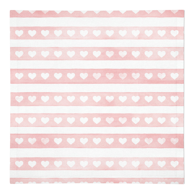 Aniyiah Cotton Twill Striped Square Napkin