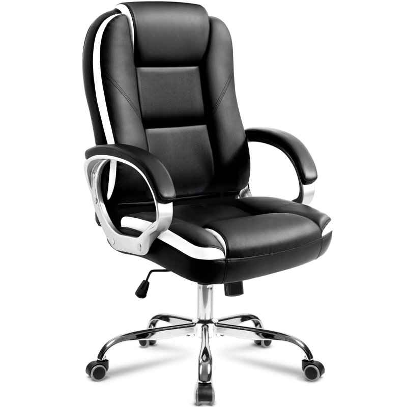 Nickoli Heavy Duty Design High Back Ergonomic Executive Office Chair, Black