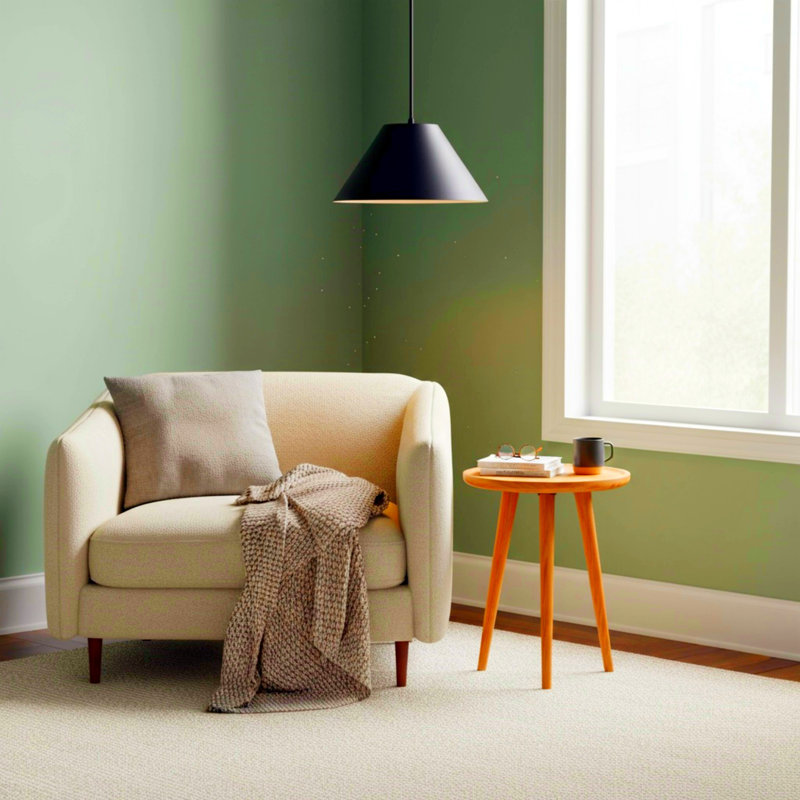 Luminaire suspendu noir à DEL de 22 pouces de diamètre, adapté aux salons, aux chambres à coucher, aux cuisines, etc., Noir