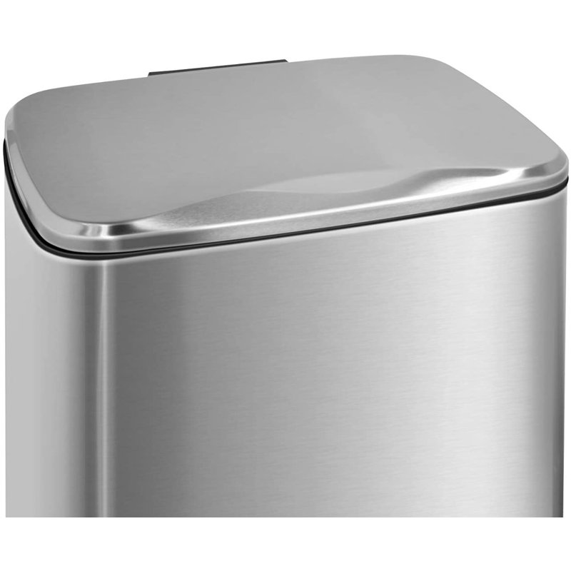 Steel Step On Trash Can - 8 Gallons