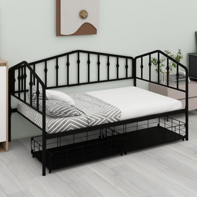 Le lit de jour avec tiroirs de rangement allie un savoir-faire exceptionnel à un style polyvalent.
