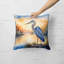 Coussin Blue Heron in the Golden Hour-112679621