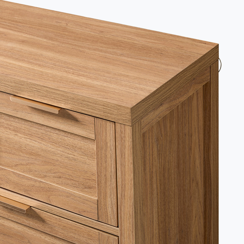 Commode 7 tiroirs Allenside, Chêne naturel