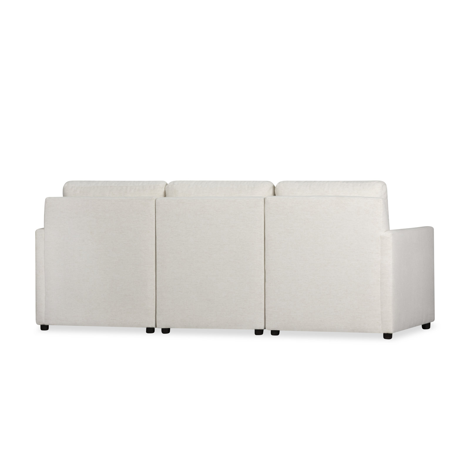 Damari 90" Modular Sofa, Nomad Snow Crypton® Chenille