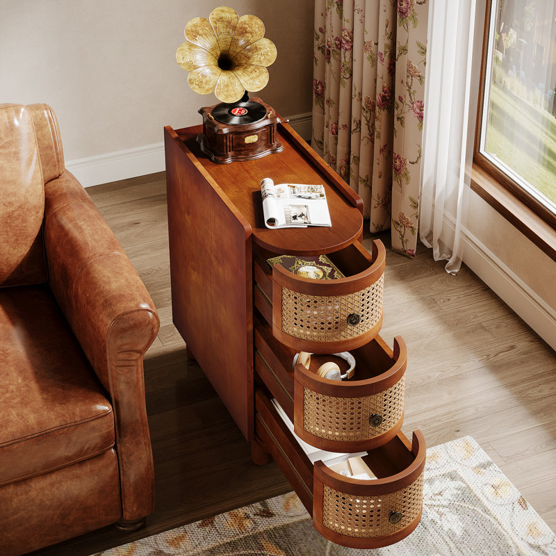 Solid Wood End Table, Walnut