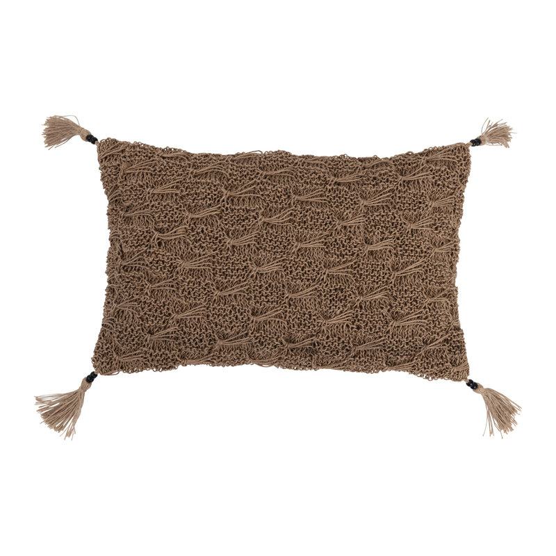  Housse et insert de coussin en coton tissé à la main