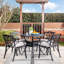 Chaise de patio avec coussin Fowles-1100888950