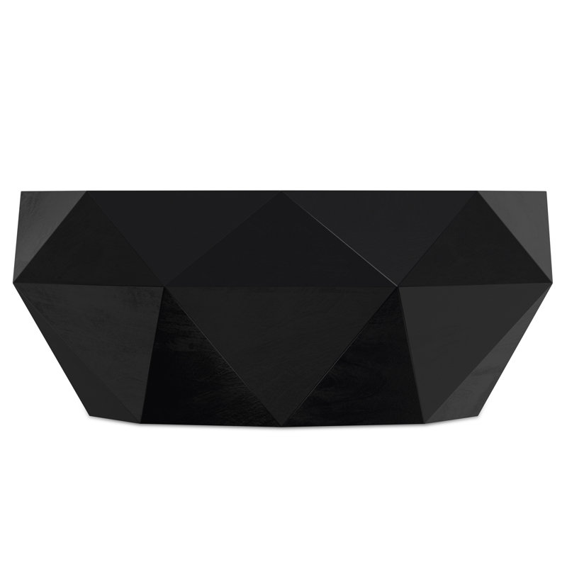 Table basse 35 po, Noir