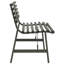 Mako Powder Coated Steel Outdoor Bench-1967919708