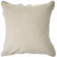 Oreiller à fermeture à glissière géométrique 100% coton 20 po x 20 po bleu et crème